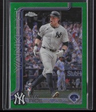 2025 Topps Chrome Logofractor Edition #139 Ben Rice Green /99