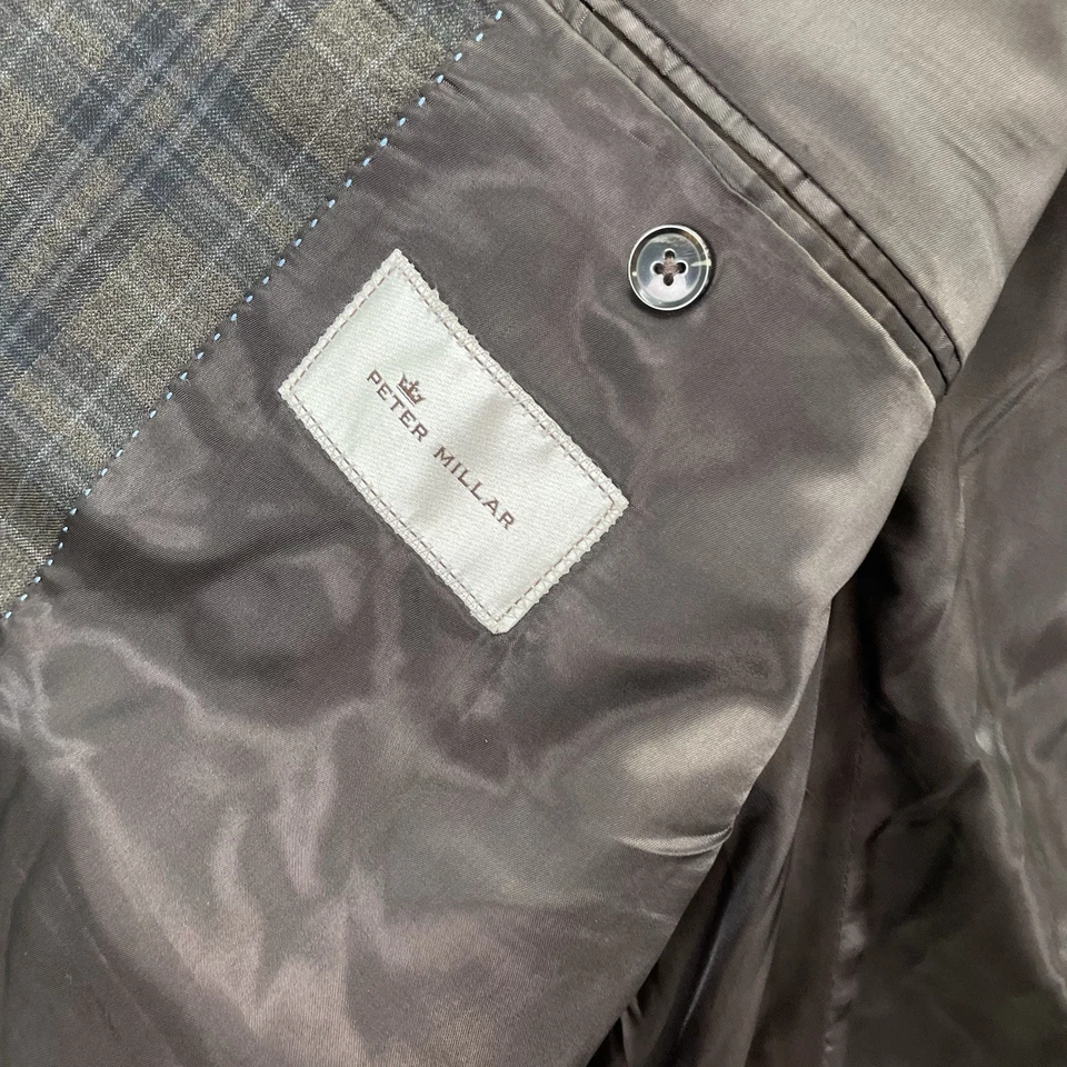 Blazer Peter Millar Para Hombre Talla 48R Dos Botones Informal Lana Deporte Abrigo Chaqueta Traje Foto 4 de 4