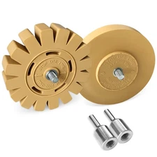 Decal Remover Eraser Wheel 4 Inch Rubber Wheel Sticker Remover with Drill Ada...