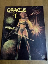 Oracle Magazine #1 Topaz 1986 George Perez Art Fantasy Space Sci-Fi Vintage
