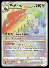 REGIDRAGO VSTAR 201/195 RAINBOW RARE SILVER TEMPEST POKEMON HOLO NM on eBay