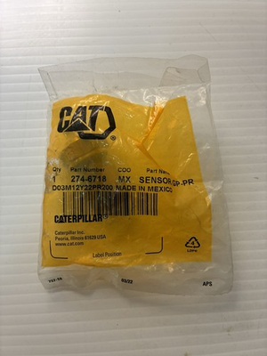 #ad Caterpillar OEM 3 Pin Low Pressure Sensor 274 6718. Cat Factory Part 2746718. $225.00