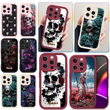 Tough TPU Case Customized Skull Series Cover For iPhone 16 Pro Max 15 Pro 14 17e