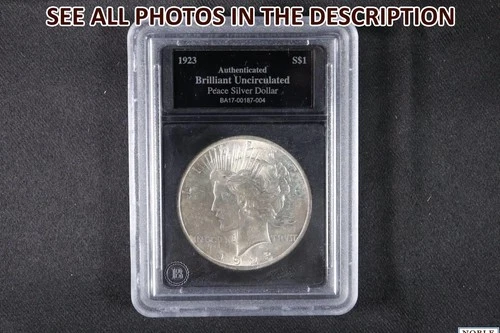 NobleSpirit } 1923 Peace Silver Dollar BU
