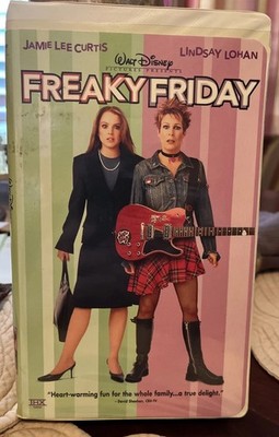 Disney Freaky Friday VHS 31871  Great Family Fun Movie In Clamshell GUC