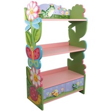 Fantasy Fields Libreria per Bambini con Cassetto Portaoggetti Libreria Rosa per Bambini