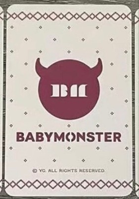 BABYMONSTER ASA the same Photocard PC Photo card kpop BABY MONSTER