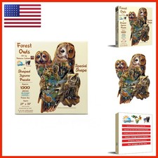 SunsOut Forest Owls 1000 Piece Adult Jigsaw Puzzle 97055