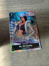 Ms. All Sunday (Alternate Art) OP14-084 The Azure Sea's Seven Foil