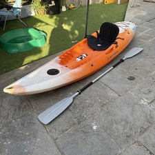 Perception Scooter  sea kayak Sit On Top inc seat & paddle - white/orange