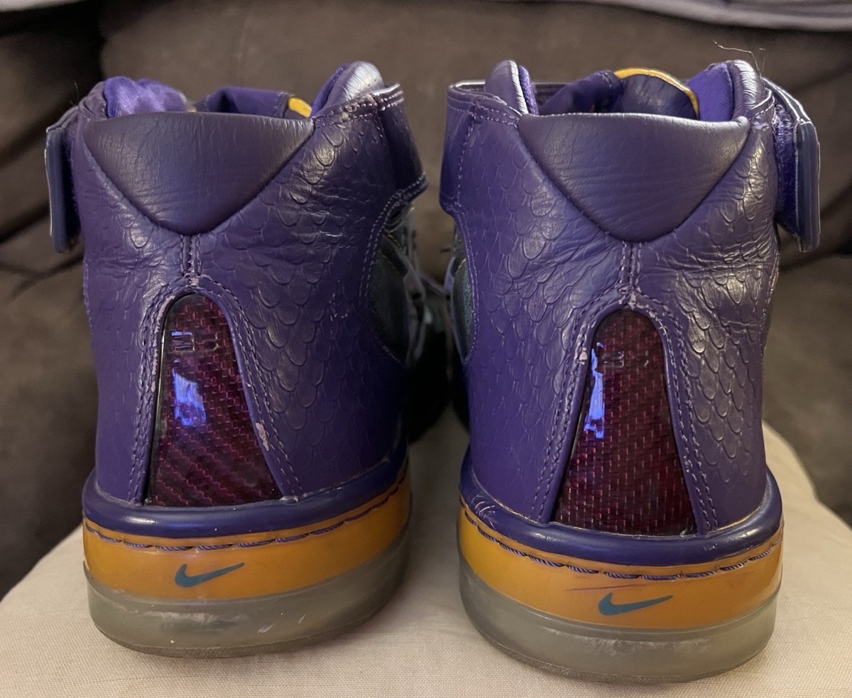 Nike Air Force Max 25 CP3 Chris Paul New Orleans Hornets Mardi Gras PE Size 14 — product photo 16 of 24