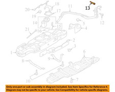FORD OEM 00-23 Bronco Fuel System Fuel System Components-Filler Tube 8U5Z17B068K