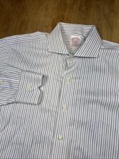 Brooks Brothers Madison Men's Long Sleeve Dress Shirt 16 34 Multicolor Stripe