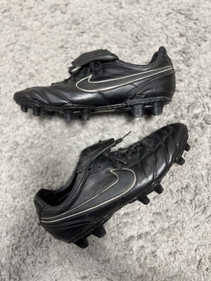 Nike Air Zoom Tiempo Legend II Größe US 8,5 Elite Schwarz Stiefel Stollen Her...