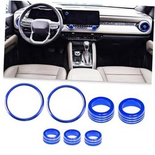 Interior Accessories for Chevy Colorado 2024 2025 2026 Air Vent Rings AC Blue