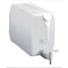 Dispenser With Faucet, 2.5G, Hdpe, Natural,  180146