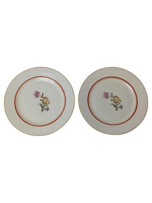 KAHLA Frühstücksteller 2er Set Weiß Blumen Klassisch Porzellan Ø 17.5 cm