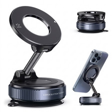 360  Magnetic Car Phone Holder MagSafe Vacuum Suction Cup Mount