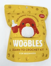 The Woobles 2025 McDonalds Lmtd 12k Red Pierre Penguin Crochet Kit - Fast Ship