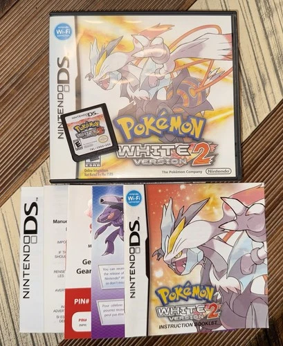 Pokemon White Version 2 (Nintendo DS 2012) CIB Complete Authentic Tested Saves