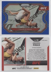2021 Panini Prizm UFC Blue Prizm /199 Amanda Ribas #162