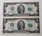 US Sequential Two Dollar Bills, 2017 A, $2 Star Notes, New York, Uncirculated — photo 1