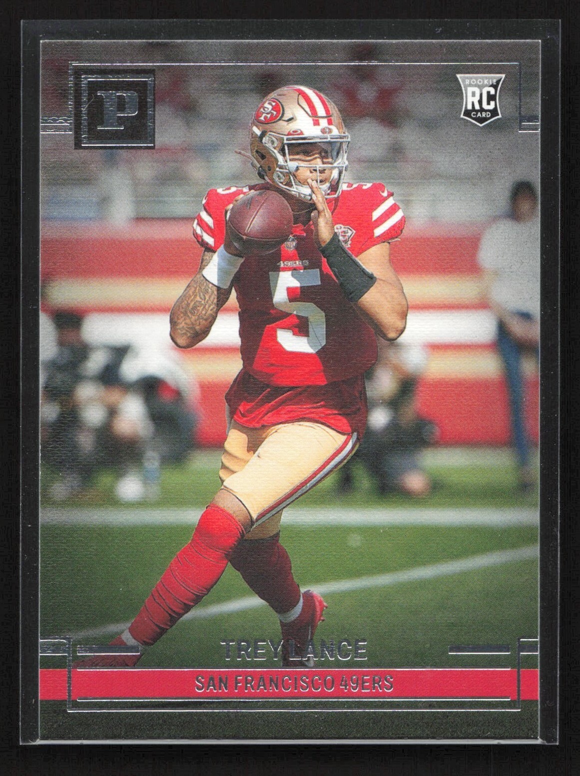 2021 Panini Chronicles Trey Lance RC #PA-3 San Francisco 49ers