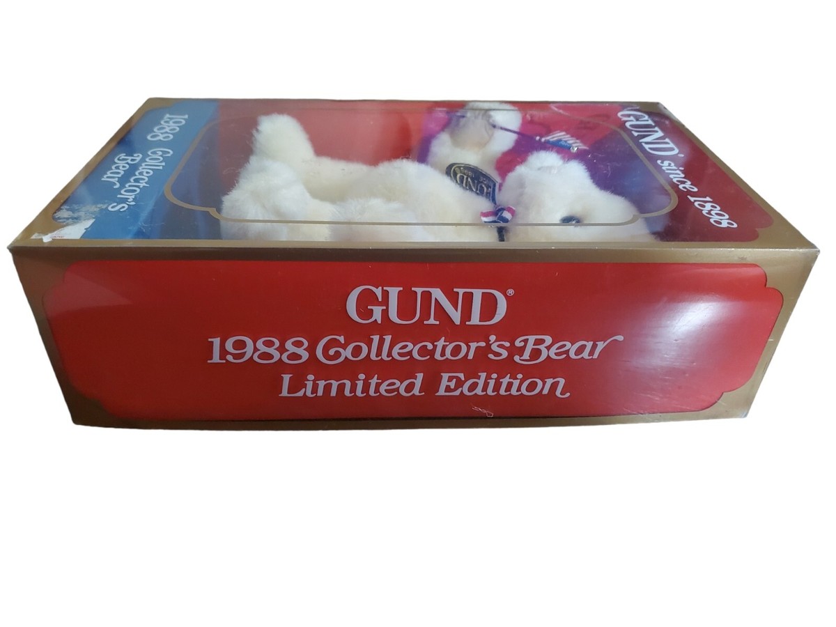 VINTAGE 1988 Collector's GUND Limited Edition Teddy Bear America