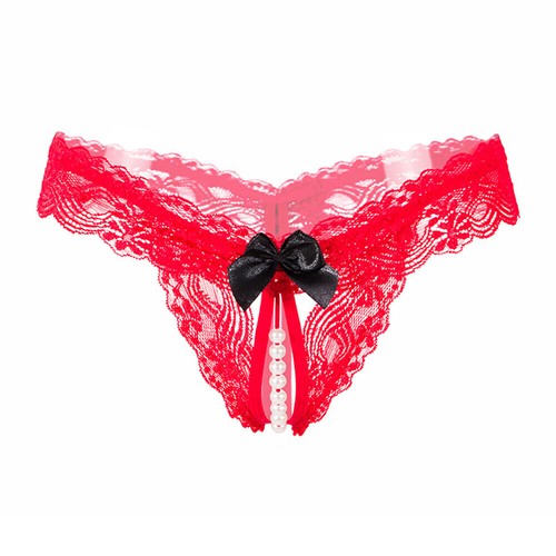Women Open Crotch Stretch Lace Sexy Crotchless Panty Briefs Knickers Lingerie - Picture 54 of 86