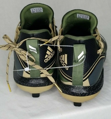 ADIDAS BASEBALL CLEATS Sz 16 ICON BOUNCE METAL MILITARY Camo FX4258 Softball - Picture 5 of 5