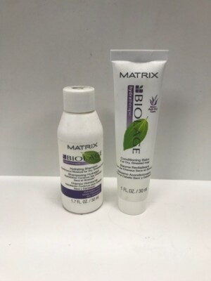 MATRIX BIOLAGE HYDRATING SHAMPOO 1.7OZ & CONDITIONIG BALM 1 OZ ~ NEW
