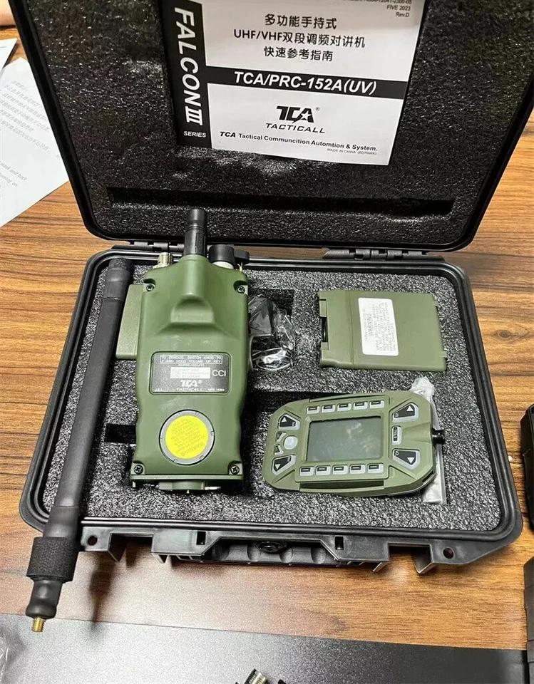 HARRIS TCA PRC 152A 15W Multiband VHF UHF Radio MILITARY Walkie talkie TCA KDU - Image 4 of 4