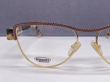 Missoni Eyeglasses Frames woman Braun Gold Havanna Oval Size lens Vintage 1980er