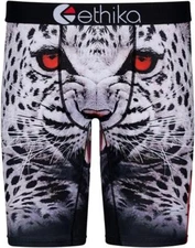 Ethika the Staple FYRE KATT White Snow Leopard Boxers Men's XL (36-38) NIP