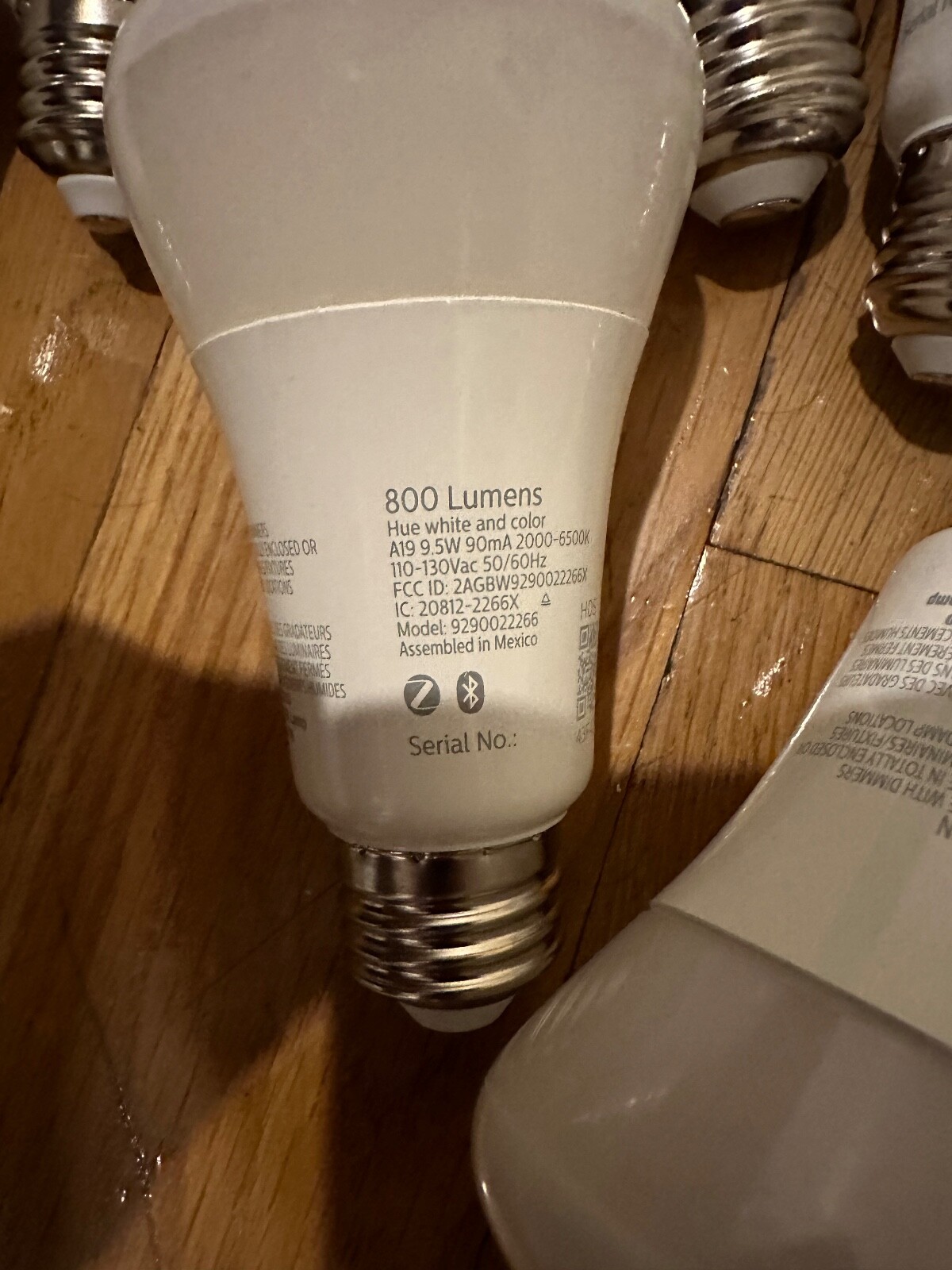Philips Hue White & Color Ambiance A19 LED Smart Bulbs- 11 never used