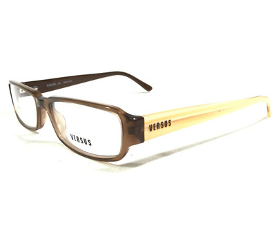 Versus by Versace Eyeglasses Frames MOD.8061 696 Brown Yellow Horn 52-17-140