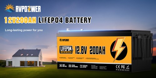 12V 200AH LiFePO4 Lithium Battery 15000+ Cycle BMS Rechargeable for RV Solar - Picture 19 of 20