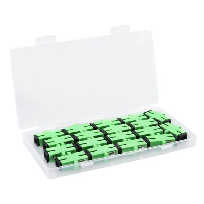 18 Pack SC/APC Fiber Optic Coupler SC Female to SC Female Simplex Singlemode