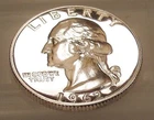 1962 Gem CAMEO Proof Quarter 90%   Blazing EYE CANDY  #506 ~8