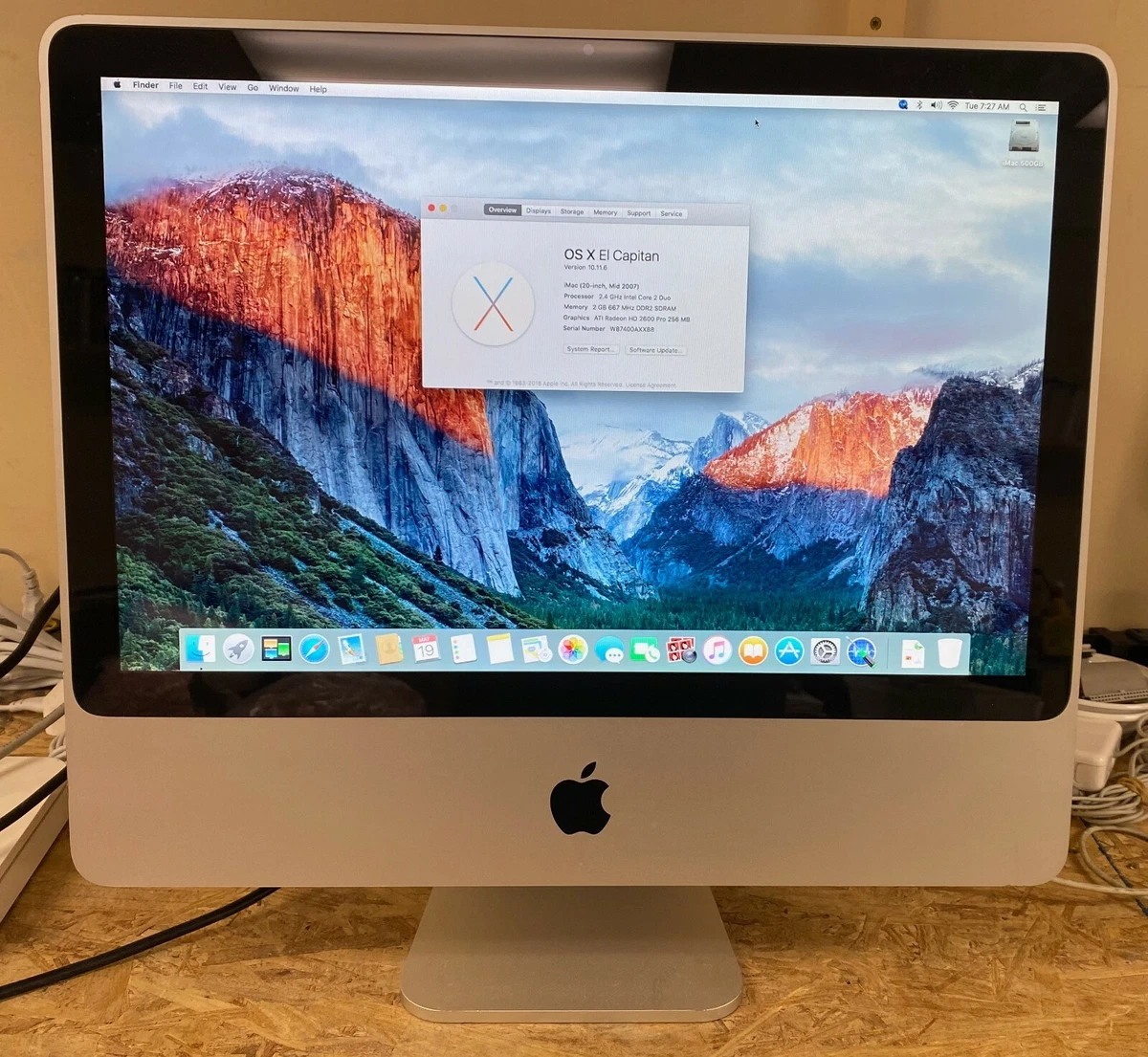 Apple iMac 20-inch October 2007 2.4GHz Intel Core 2 Duo (MA877LL) Apple iMac 20-inch October 2007 2.4GHz Intel Core 2 Duo (MA877LL)