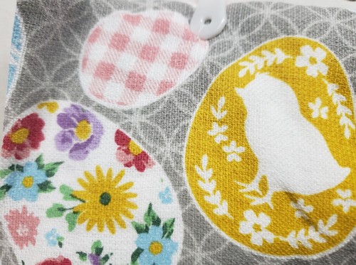 Set Of 2 Same Kitchen Printed Terry Towels(15"x25")MULTICOLOR EASTER EGGS #1, MI - Picture 6 of 14