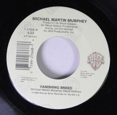 Country 45 Michael Martin Murphey - Vanishing Breed / From The Word Go On Wb Rec