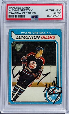 1979 Edmonton Oilers WAYNE GRETZKY Topps Hockey Rookie Card #18