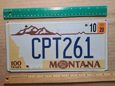 License Plate, Montana, 2020, Throwback Centennial, Passenger, CPT 261