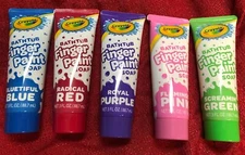 Lot Of 5 Crayola Bathtub Fingerpaint Soap, 3oz Each