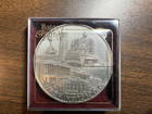 Vintage Bates & Klinke Washington DC Pewter Paperweight w/Storage Box — photo 2