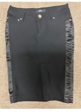 women's stylish black pencil skirt