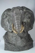 De Rosa Rinconada Large Wildlife Gallery LE 'Elephant Bust' #60/400 #464B Damage