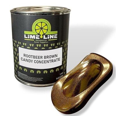 LiME LiNE Automotive Rootbeer Brown Transparent Candy Concentrate Paint - 1 Pint