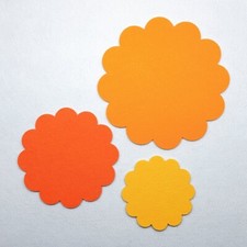 FILZ Untersetzer Blume 11-15-20 cm Ø Farbauswahl